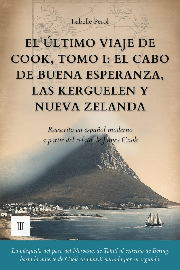 Portada de El último viaje de Cook, Tomo I: El cabo de Buena Esperanza, las Kerguelen y Nueva Zelanda de James Cook